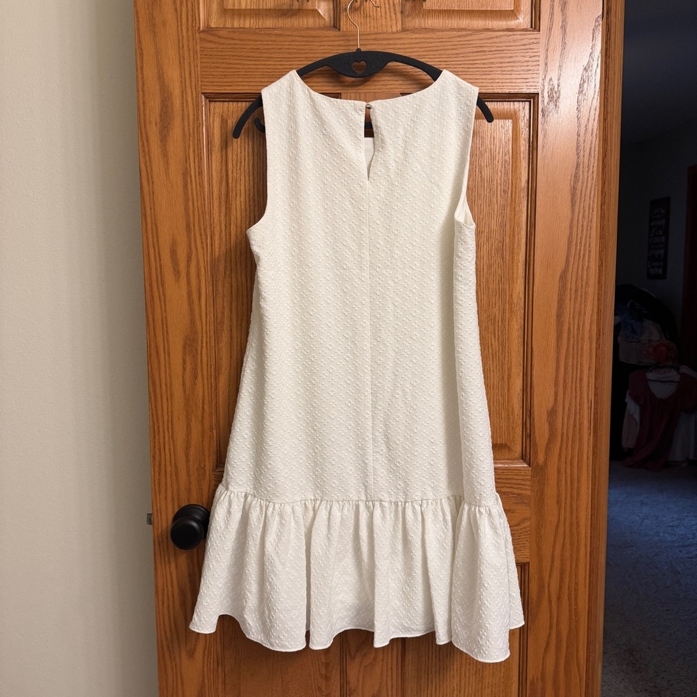 Tommy Hilfiger White Textured Dress - Picture 3 of 5